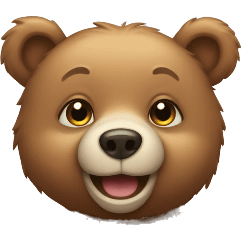 cute little bear  emoji