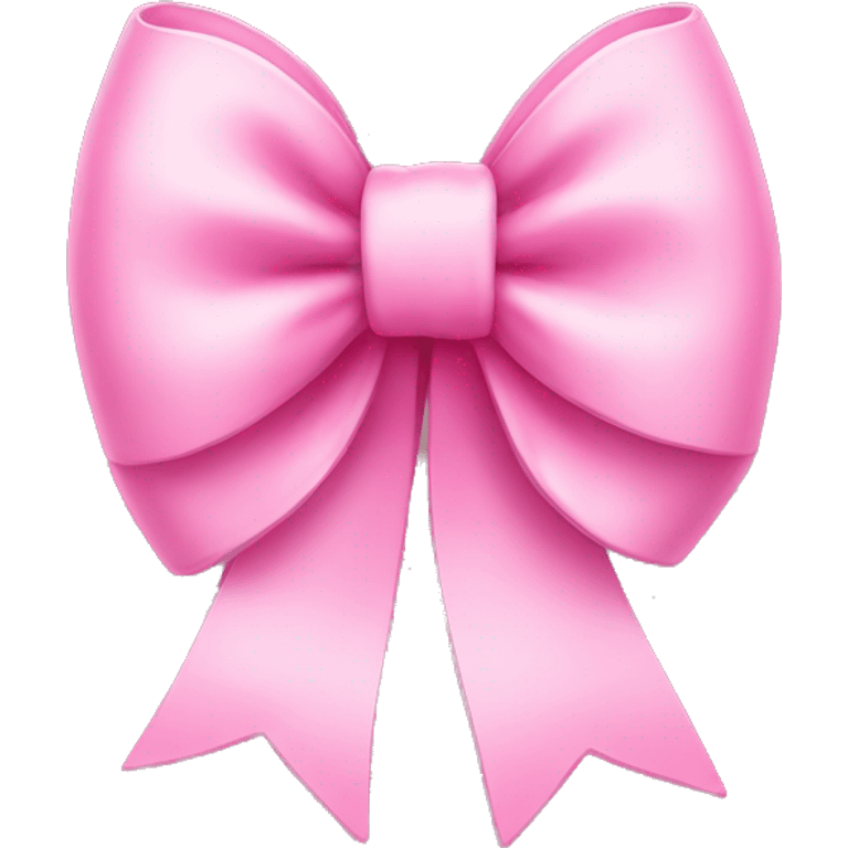 Cute pink bow emoji