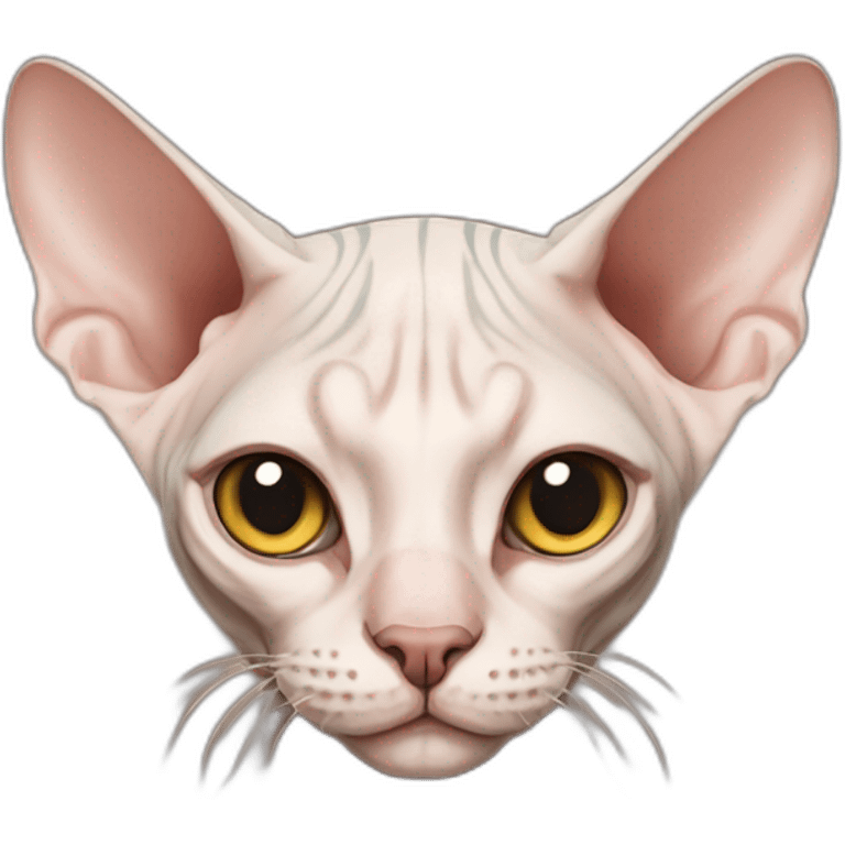 Sphynx cat emoji