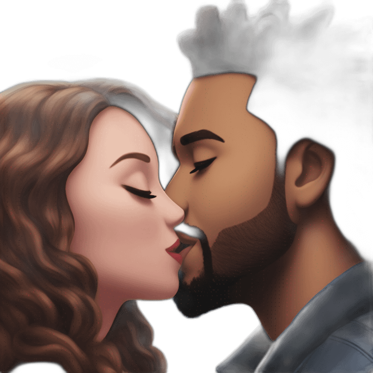 wanda maximoff kissing the weeknd emoji