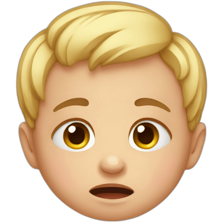 Crying baby emoji