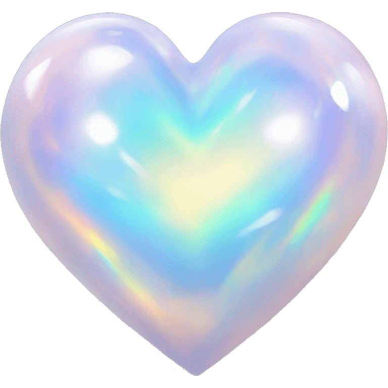 Opal heart  emoji