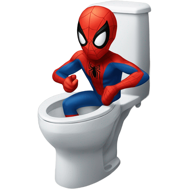 Spider-man  go To toilet emoji