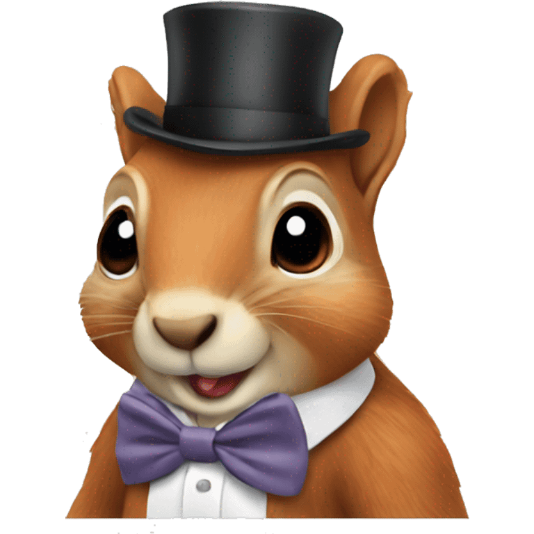 squirrel with bowtie emoji