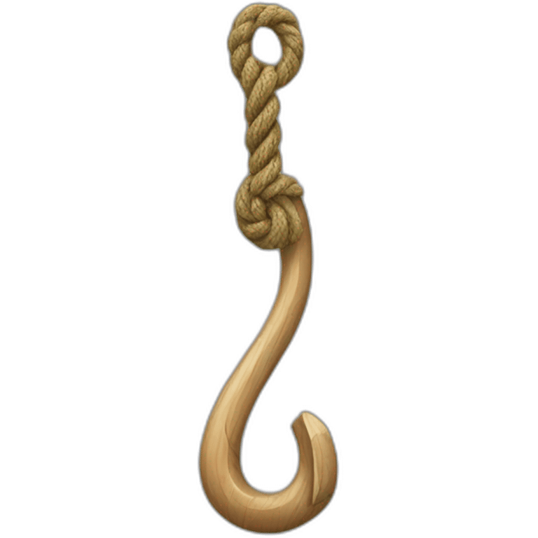 hook with rope emoji