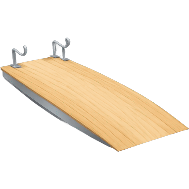 Skateboarding ramp emoji