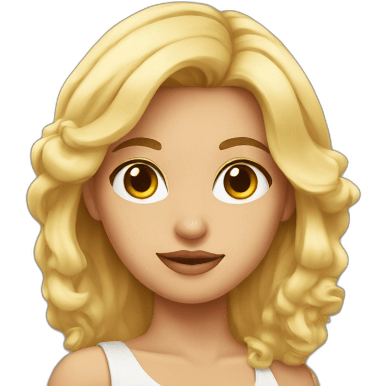 RUBIA HERMOSA emoji