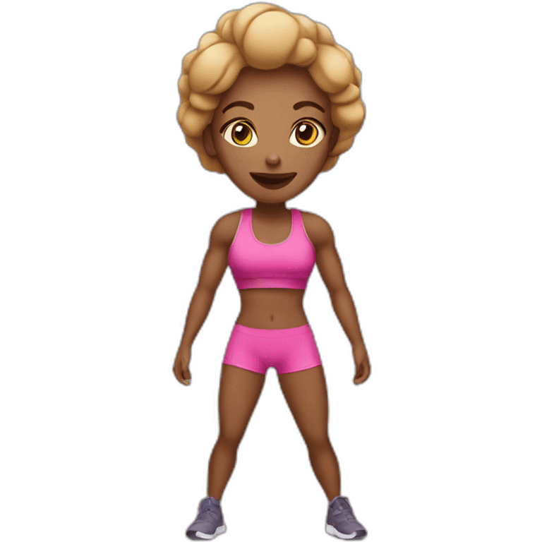 Fitness woman emoji