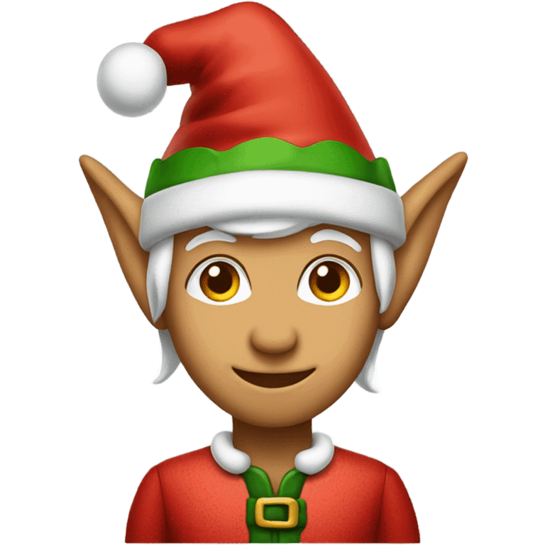 Santas elf emoji