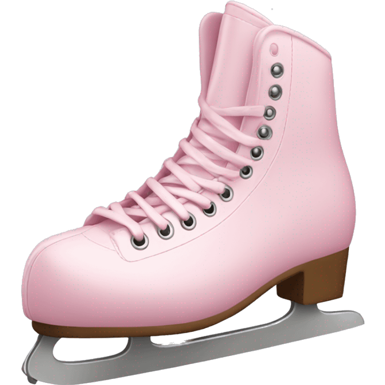 pastel pink ice skates emoji