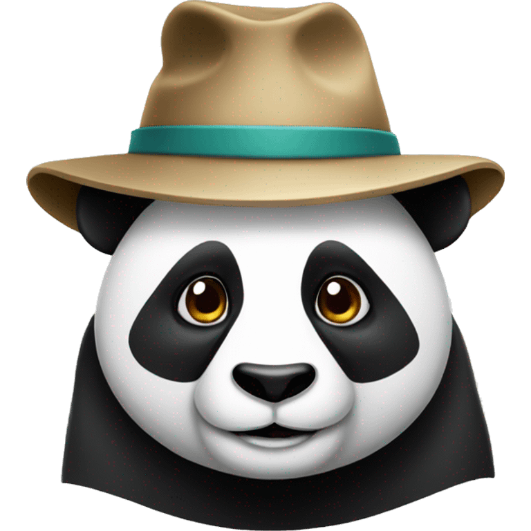 Panda Wearing a hat emoji