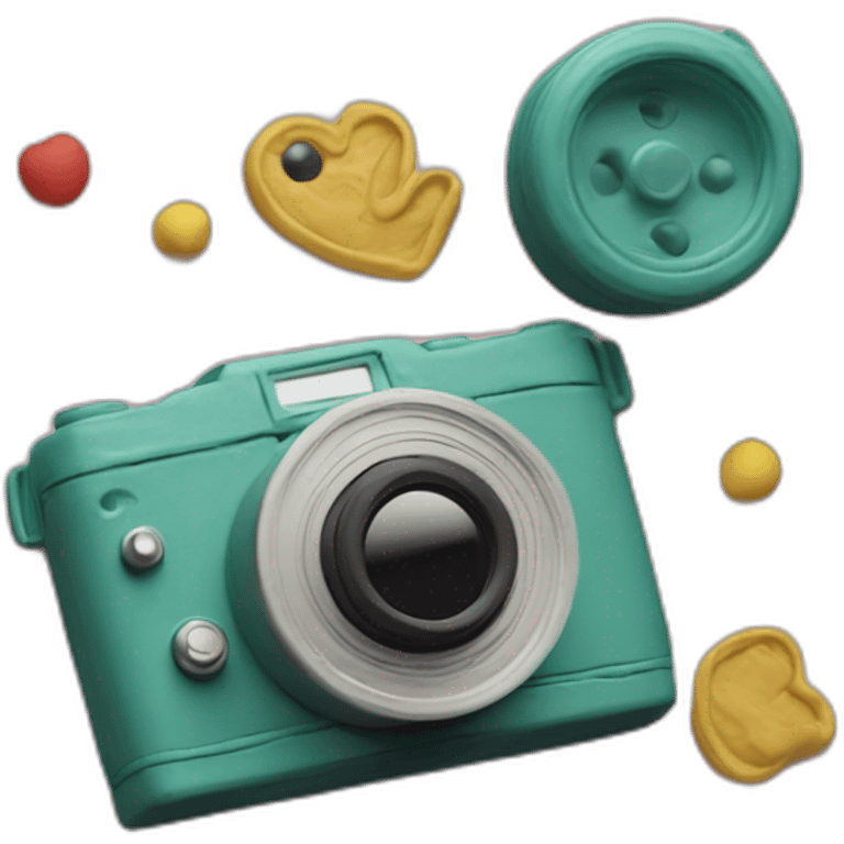 Plasticine Compact Film Camera emoji