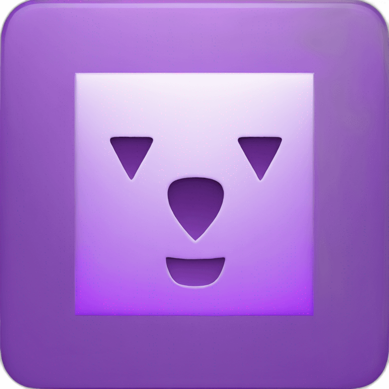 YouTube logo diamond button purple emoji