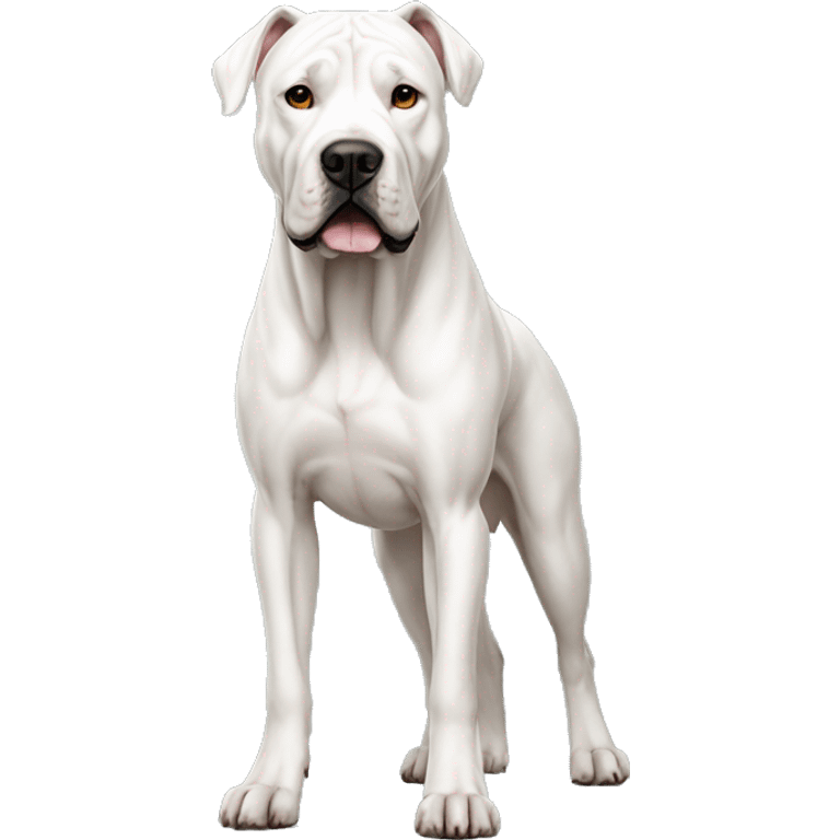 Dogo Argentino Dog Breed Full Body emoji