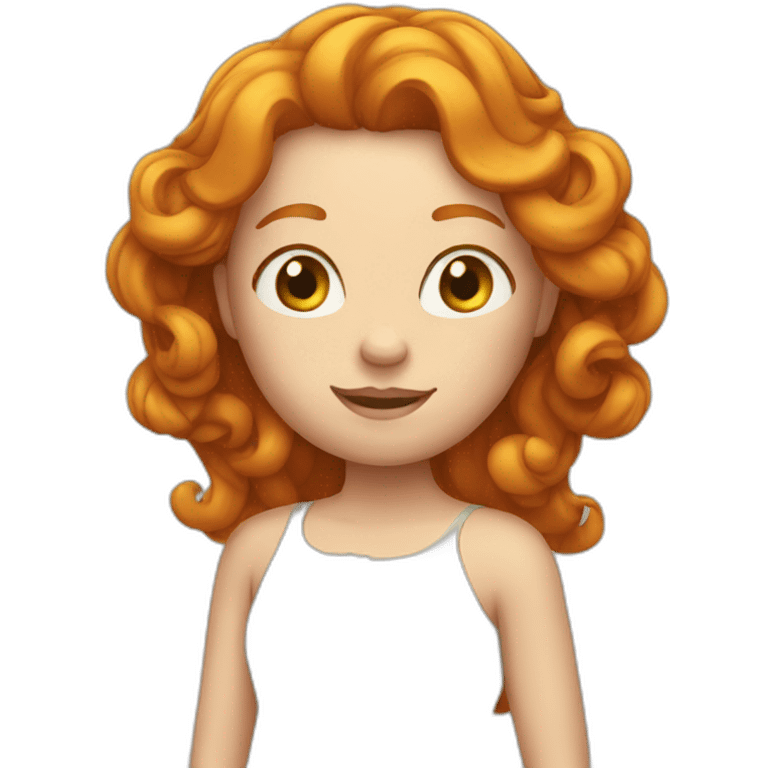 Ginger queen emoji