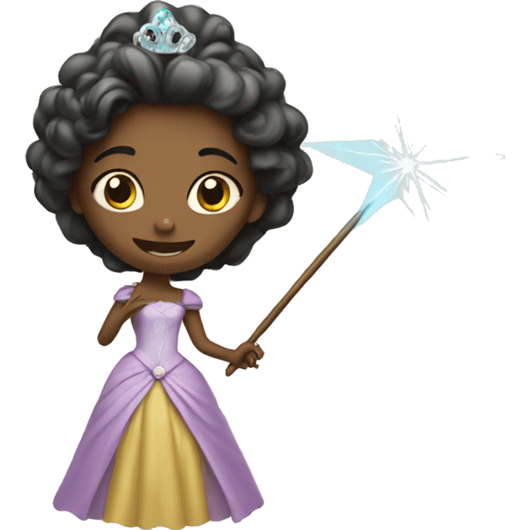 Princess with a magic Wand  emoji