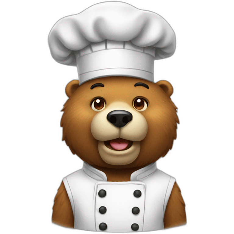 bear chef emoji