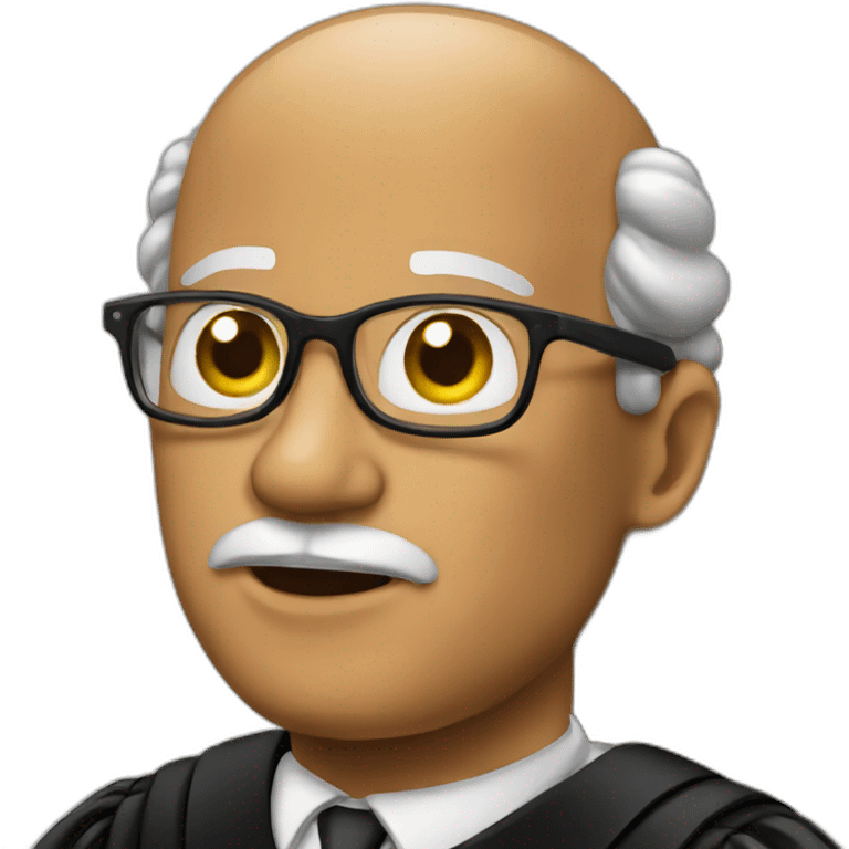 a judge emoji