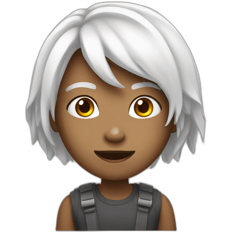 crazy white cutie teen emoji