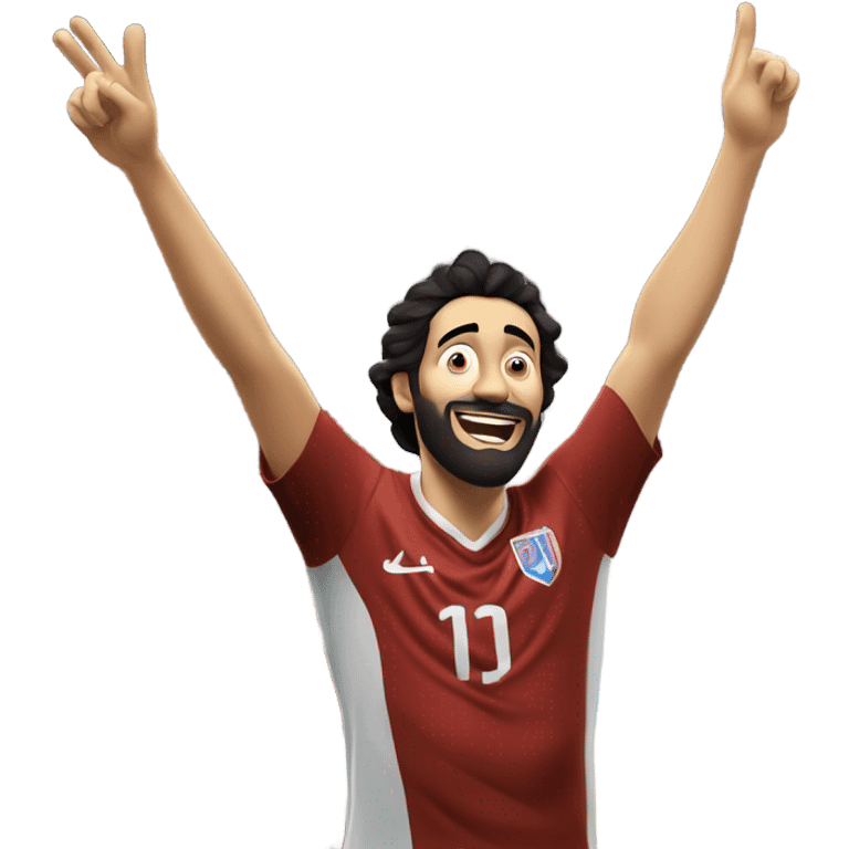 Arda Güler celebrating a goal: his right hand firmly placed on his chest while his left hand is raised and pointing towards the sky, capturing a moment of youthful exuberance, gratitude, and joy emoji