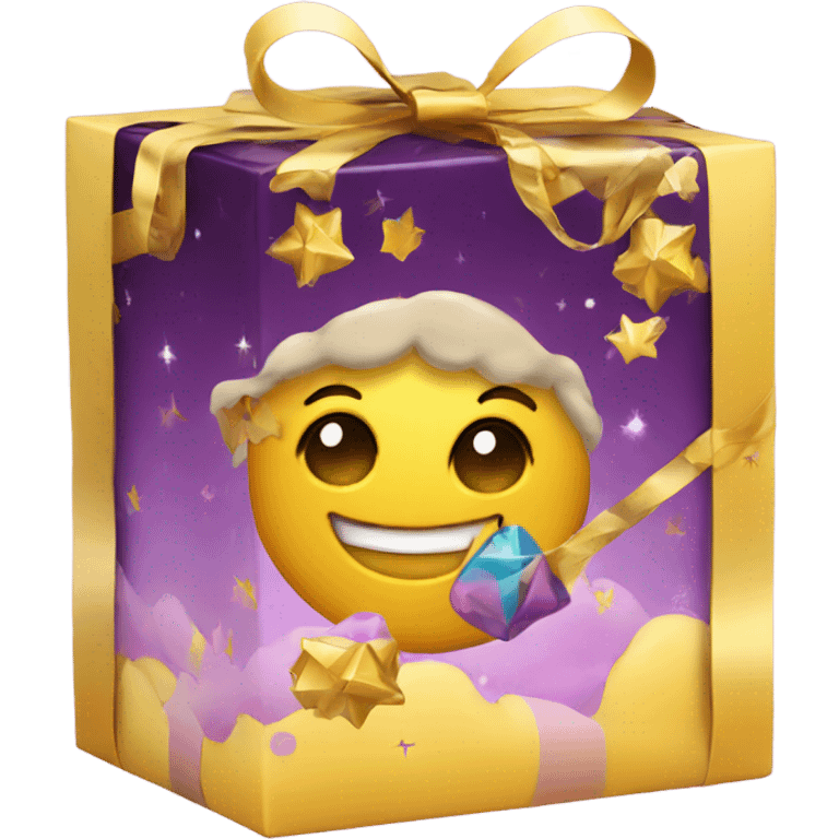 new year sweet gift box for kids emoji