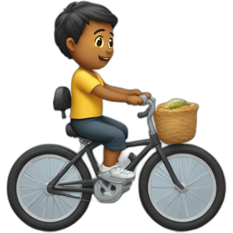 Bébé sur vélo emoji