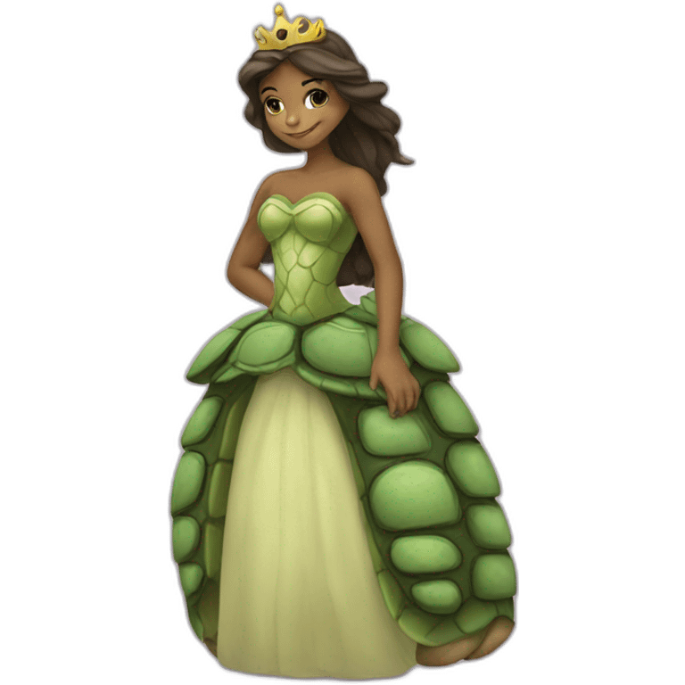 Turtle princess emoji