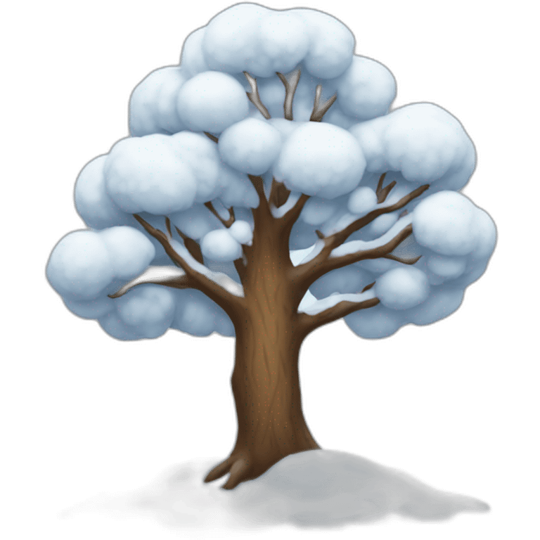 snow tree emoji