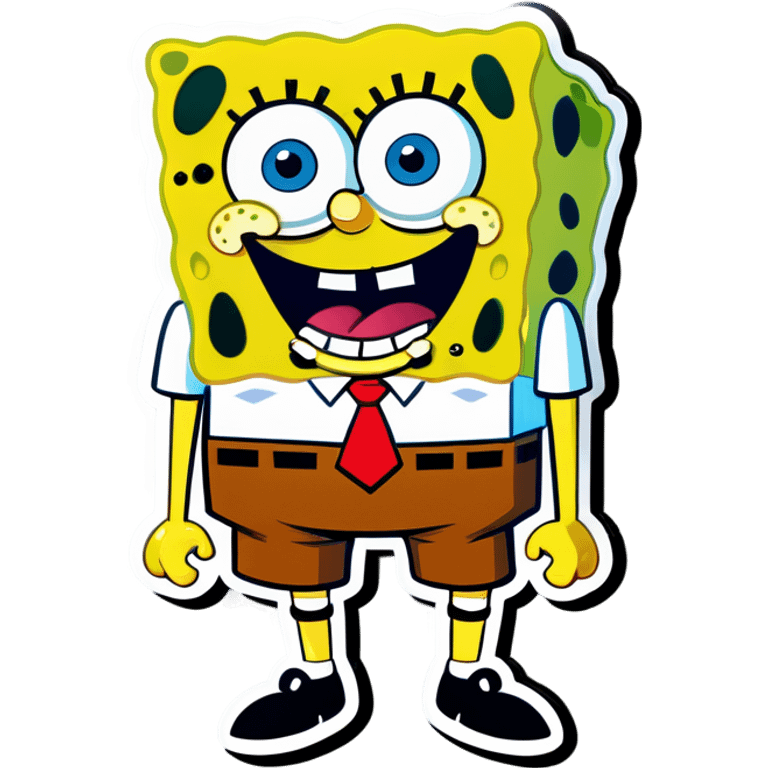 Scary SpongeBob emoji