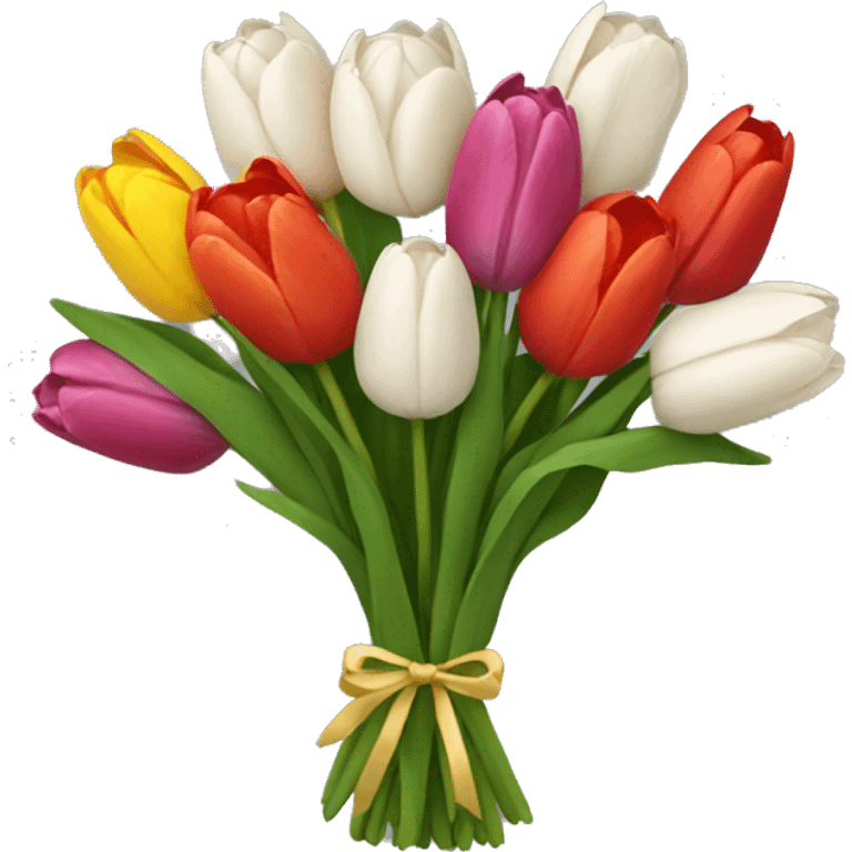 Bouquet of tulips  emoji