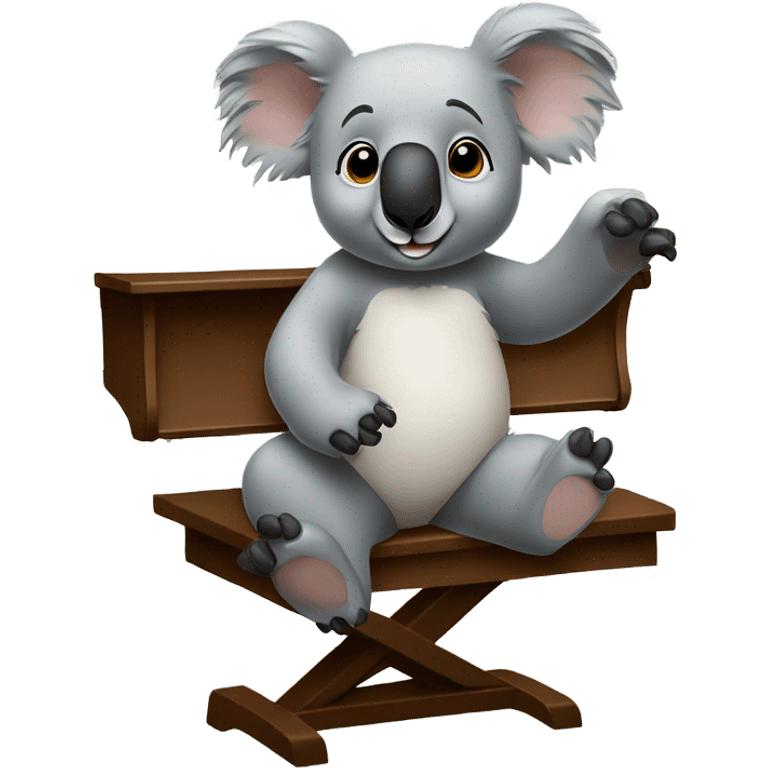 Koala playing piano emoji