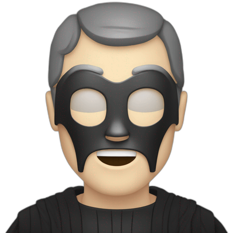 Dark vador qui boit du vin emoji