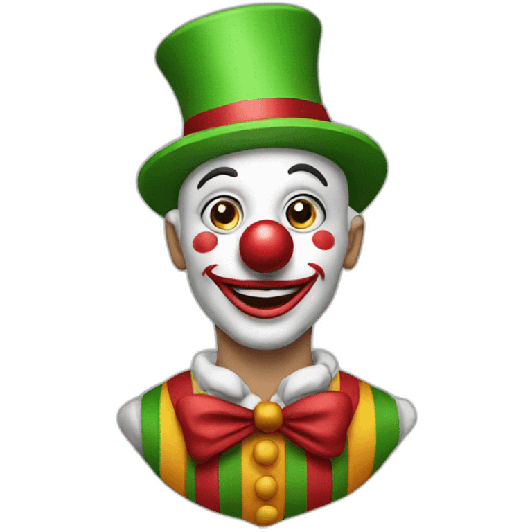 christmas clown emoji