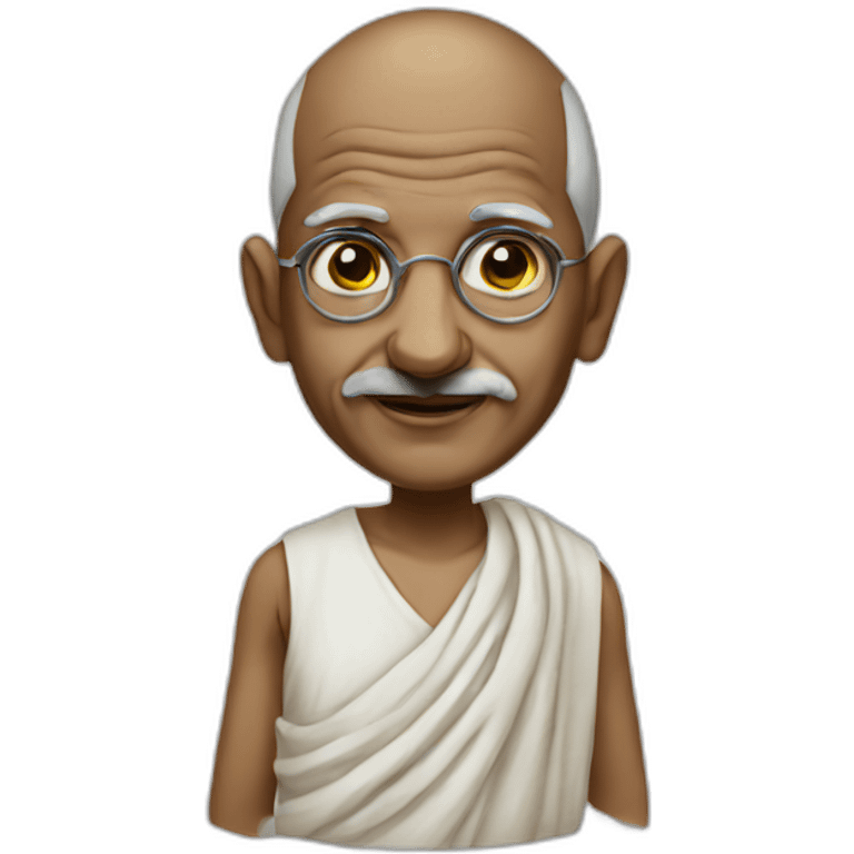 gandhi emoji