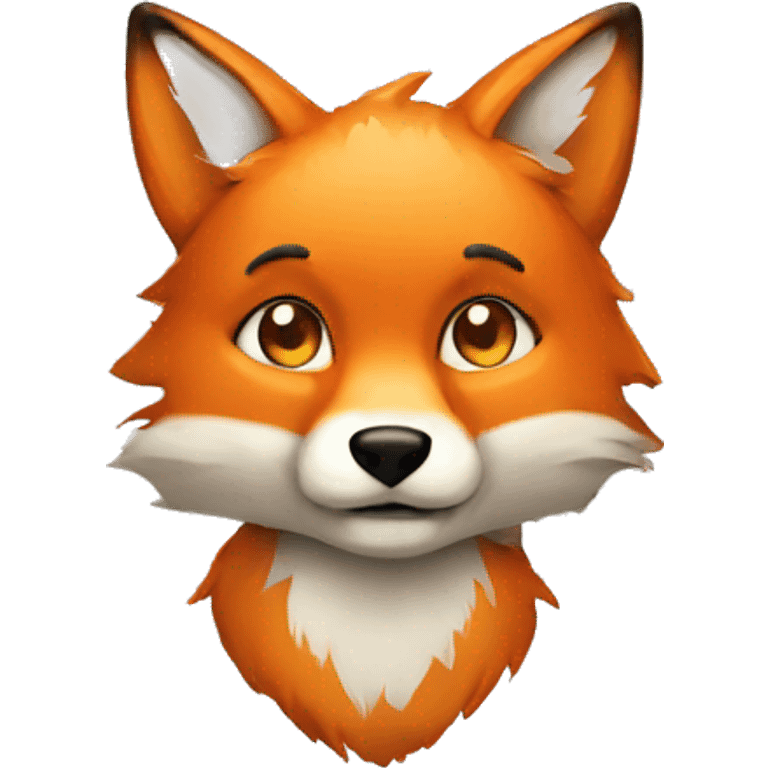 Digital fox emoji