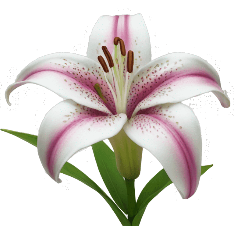 oriental lily  emoji