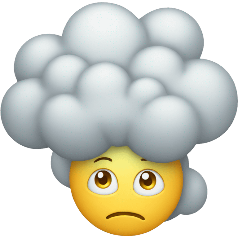 thinking cloud emoji