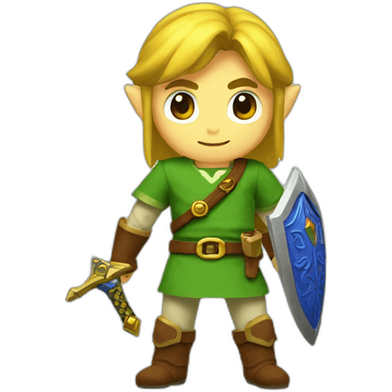 Link Zelda sword emoji