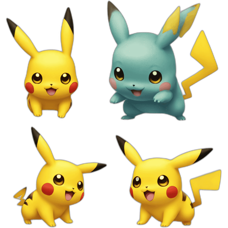 Pikachu Pokémon  emoji