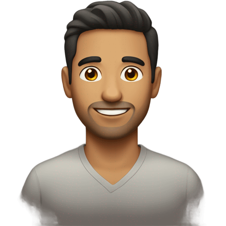 hispanic man in his 30s, gay and handsom emoji