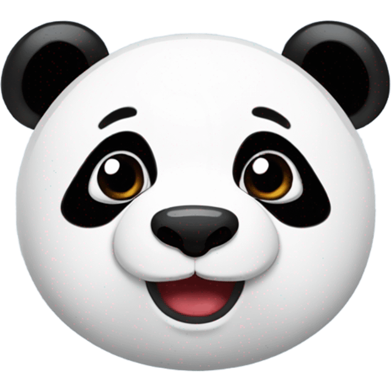 panda con labios emoji