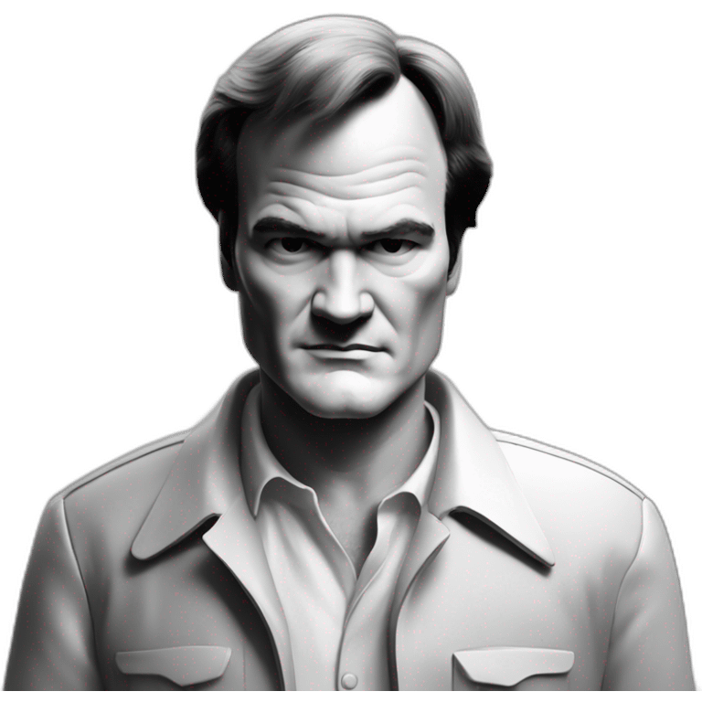 Quentin Tarantino bw emoji