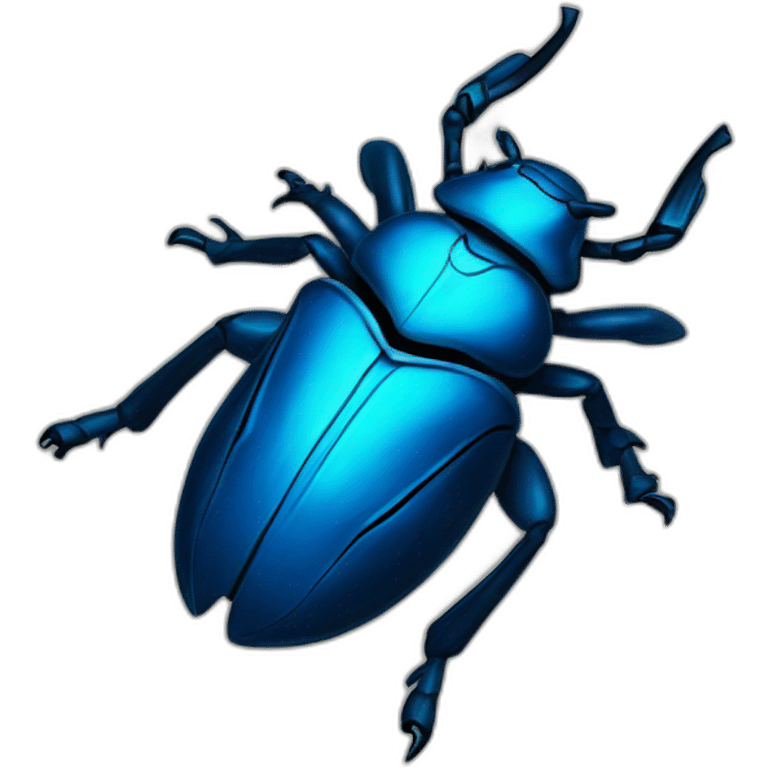 blue beetle emoji