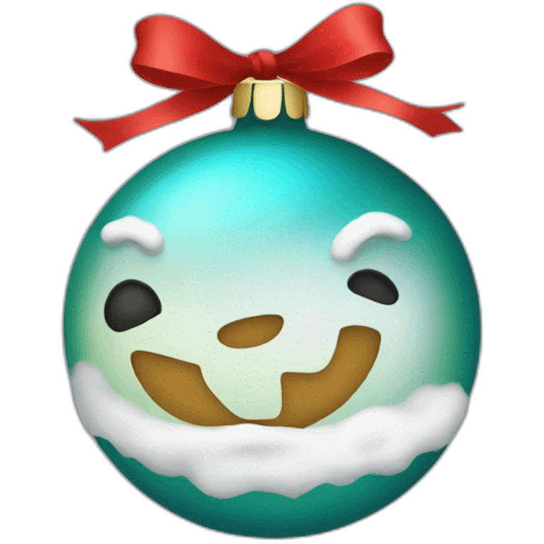 Chirstmas ball emoji