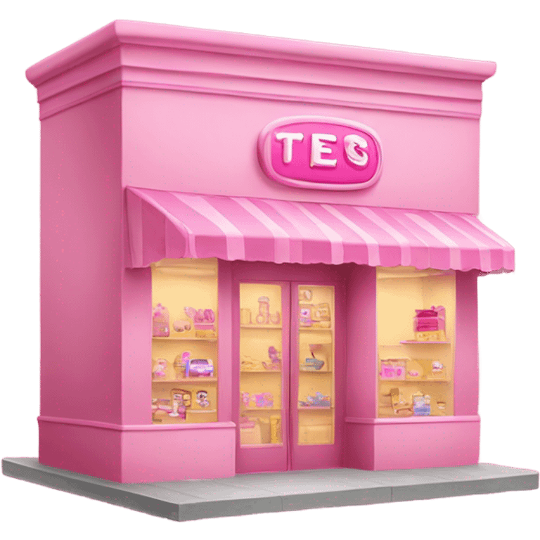 pink store front emoji