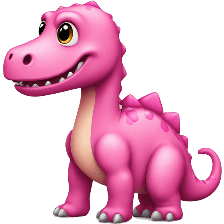 Pink dinosaur cute  emoji