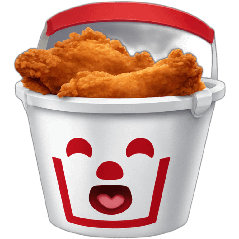 KfC Bucket of fried chicken emoji