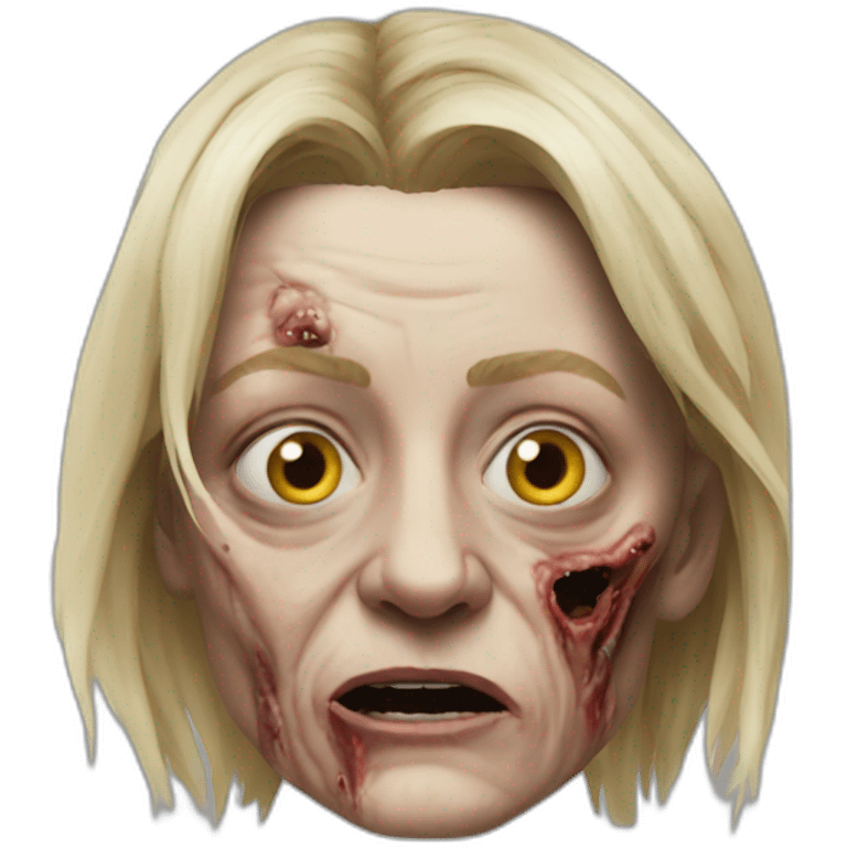 zombie marine lepen hyperrealistic emoji