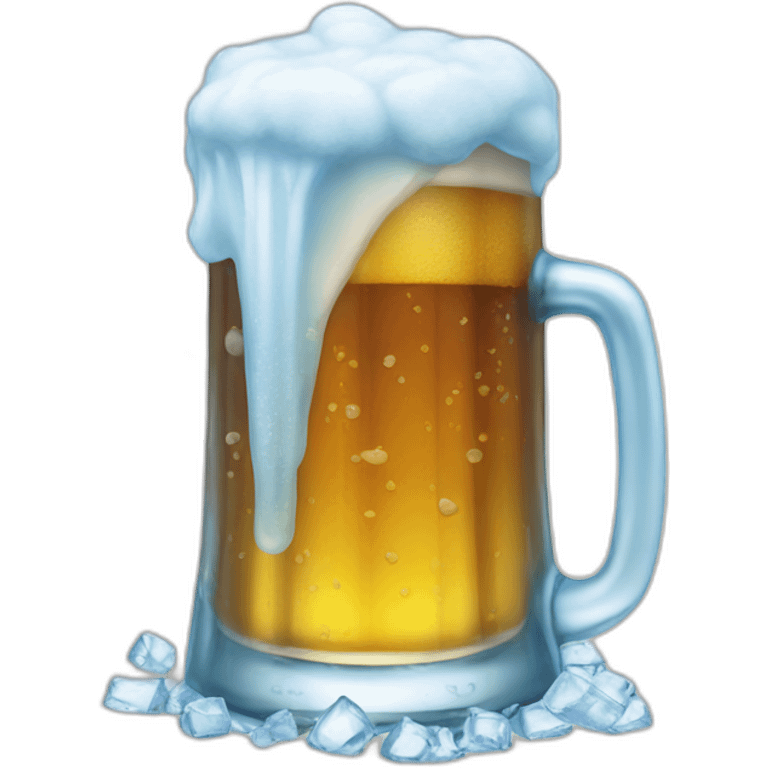 ice cold beer emoji