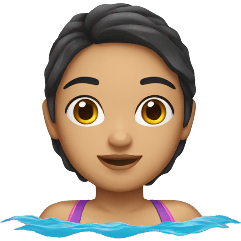 mexican girl swimming emoji